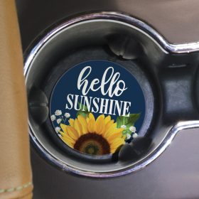 "Sunsine" Round Car Coaster - Bulk