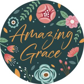 "Floral Amazing" Round Car Coaster - Bulk