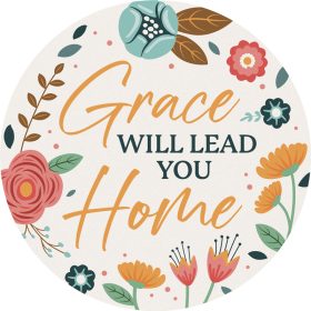 "Lead You Home" Round Car Coaster - Bulk