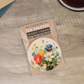 Wildflowers Packaged Car Coaster