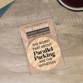 Parallel Park Packaged Car Coaster
