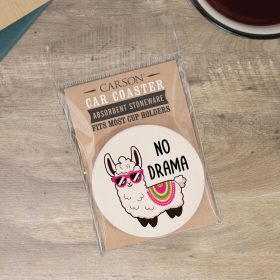 No Drama Packaged Car Coaster