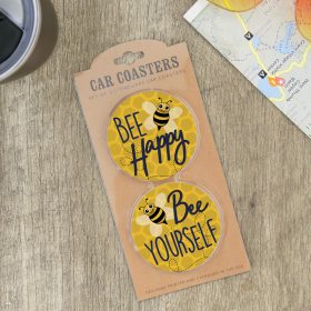 "Bee" Car Coaster Set