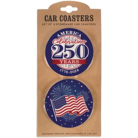 "250 Years" Car Coasters Set