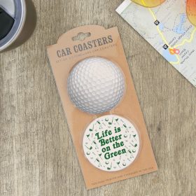"Golf" Car Coaster Set