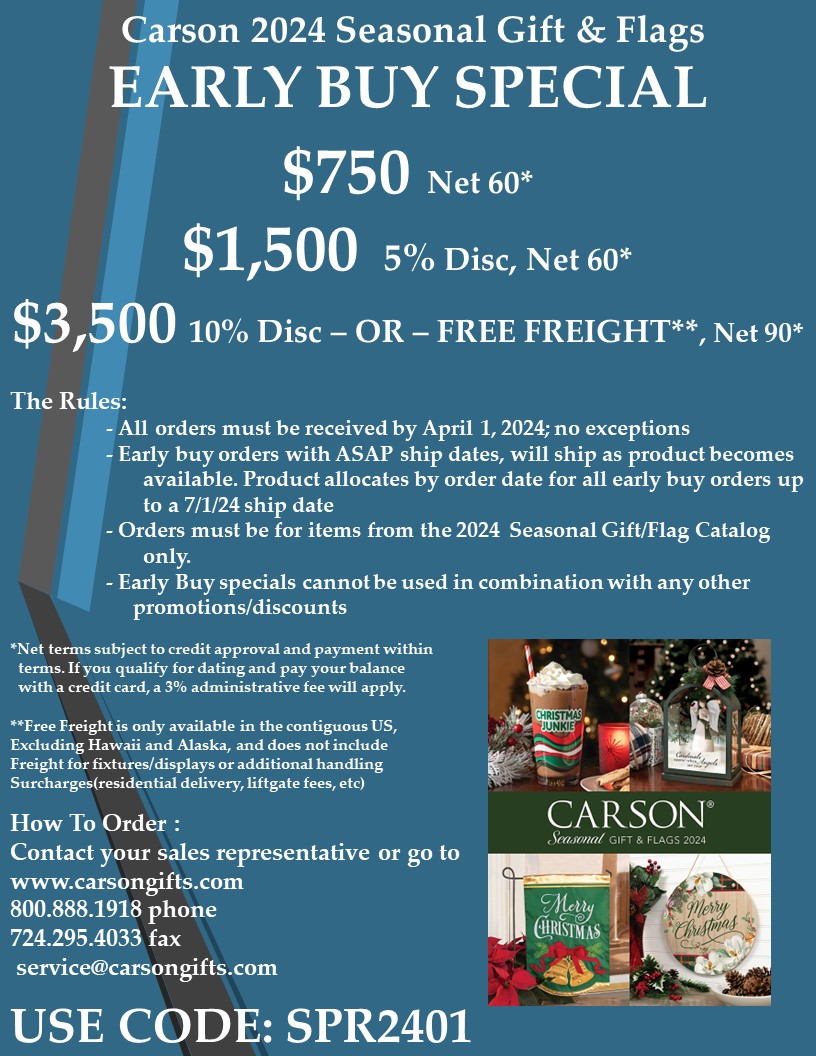 Promotions – Carson Gifts