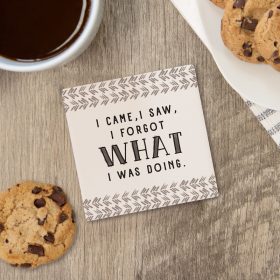 Forgot Square House Coaster - Bulk