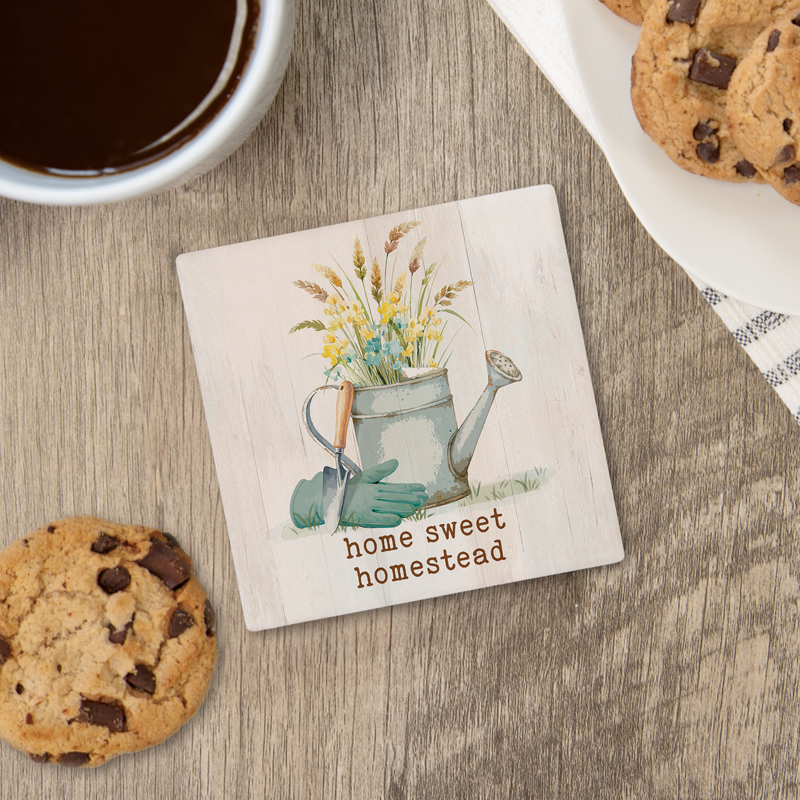 "Homestead" Square Car Coaster – Bulk