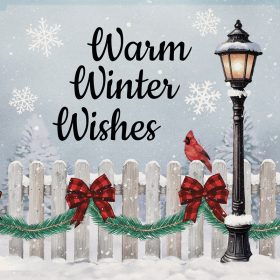 Warm Winter Wish - Square  Coater Bulk