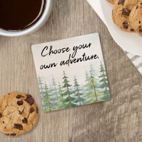 "Tree Adventure" Square House Coaster - Bulk