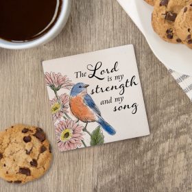"Strength Bird" Square House Coaster - Bulk