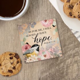 "Have Hope" Square House Coaster - Bulk