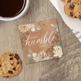 "Stay Humble" Square House Coaster - Bulk