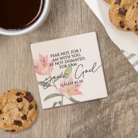 "Fear Not" Square House Coaster - Bulk
