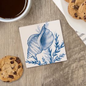 "Conch" Square House Coaster – Bulk